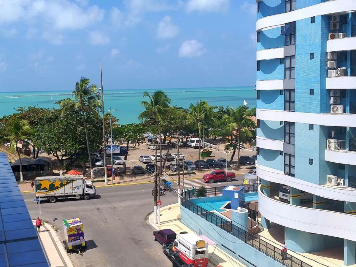 Na Beira Mar Pajuçara: Beachfront Apartment with Lateral Sea View Maceio  Exterior photo